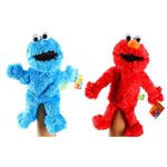 14" Living Hand Puppets Elmo Cookie Monster Sesame Street Soft Plush Toy Gift UK