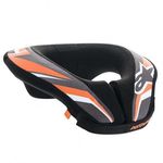 2026 ALPINESTARS YOUTH NECK ROLL BRACE COLLAR BLACK ORANGE KIDS JR MOTOCROSS MX