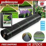 10M 25M 50M Long Heavy Duty Weed Control Fabric Landscape Membrane Ground Cover