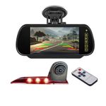 7" Monitor Door Brake Light IR Rear View Reverse Camera For Ford Transit Custom