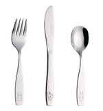 Exzact 3 6 18 PCS Children's Cutlery Set Stainless Steel Kids Toddler Baby Love