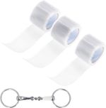NICENEEDED 3 Rolls Horse Bit Wrap Band, 2.5 cm x 1 m Elastic Silicone Tape Bit 