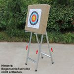 For Outdoor Foldable Metal Archery Target Stand Archery Target Shelf Retractable
