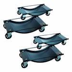 Car Wheel Dollies 4 Car Skates Dolly Van Positioning Garage Jack New