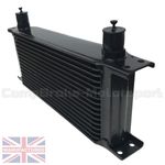 UNIVERSAL 16 ROW AN-10 AN-10 ENGINE TRANSMISSION OIL COOLER [RADIATOR] BLACK