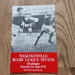 Leeds 1974 Sevens Signed Rugby League Programme
