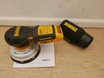 DeWALT DCW211 18v xr 125mm 5" random orbital sander + dust bag bare unit