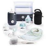 Tommee Tippee 12pc Feeding Set Electric Steam Steriliser Bottle Warmer Bottles