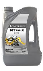 Powerlube DPF 0W-30 SN/CF Fully Synthetic Engine Oil – High Performance Motor