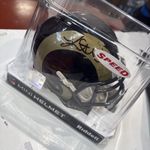 Kurt Warner Signed Mini Helmet LA Rams with Certificate of Authenticity Fanatics