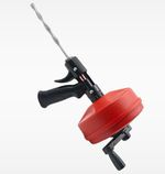 Manual Drain Cleaning Drum Hand Auger with Flexible No-Core Cable