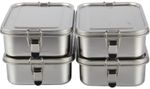 Jolie Max Stainless Steel 1150ml Bento Lunch Box. Metal Food Container. Reusable