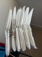 home&more Disposable Plastic Rain Ponchos Pack of 2 White One Size Unisex