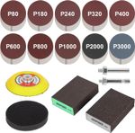 106Pc Headlight Restoration Kit Alloy Wheel Repair Sanding Polishing Pads Drill