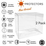 ATV Protectors / Cases UV 0.50mm Grooved Edge For 2 Pack Funko POP