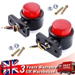 2X New Led Side Marker Lights Indicator Rubber Lamp Trailer Truck 12v Outline