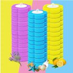UK Disposable Toilet Brush Set Toilet Bowl Cleaning System Cleaners with Refills