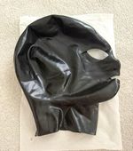 Libidex Trinity Black Latex Full Face Hood Mask