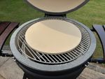 14.5” Ceramic Pizza Stone for a Kamado Grill BBQ Oven