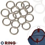 Metal O Rings Collars Buckles Straps for Webbing Strap Tape Crafts 14mm - 50mm