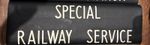 1983 London Transport bus blind Destination Special Railway Service