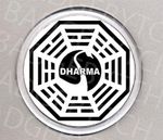 LOST DHARMA SWAN round COASTER - COOL!