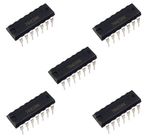 5 x SN74HC04N DIP14 Hex Inverter IC 7404 74HC04 CMOS Logic Through Hole