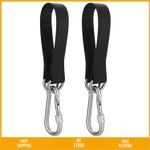 Heavy Duty Tree Swing Hanging Kit with D-Rings and Carabiners 29cm 2 Pcs