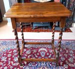 Vintage Barley Twist Side Table Hall Table Occasional Table 68cm High
