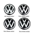 4pcs 3D black for 56mm 60mm 65mm Car emblem Wheel hub Center Sticker and hold