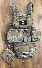 Airsoft camo tactical chest rig   