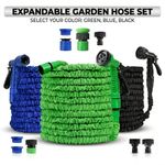 Expandable Garden Hose Pipe Anti Kink With 7 Function Water Spray Gun Magic Hose