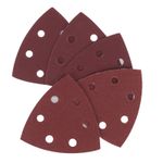 90mm SANDING PADS TRIANGLE DELTA MOUSE SANDER SHEETS 40 60 80 120 240 GRIT SATC