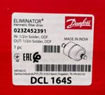 Danfoss ELIMINATOR Hermetic Filter Drier Type DCL 164S 1/2" Solder 023Z452391