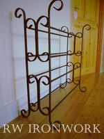 wrought iron shoe rack (handmade) 12 pairs, Metal Shoe Rack, Shoe Storage