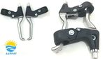 Pair of Alloy Brake Levers Three Finger for Mountain Bikes BMX MTB Bicycle