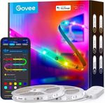 New Govee RGBIC LED Strip Light Smart WiFI App Control Google/Alexa 20m H619E.