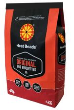 Australian Heat Beads BBQ Briquettes - 4kg Bag - 203001