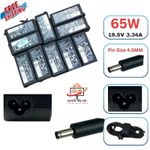 JOBLOT x 10 GENUINE Dell Laptop Charger 19.5V-3.34A, 65W (4.5mm Pin)