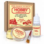 Hobby Grease and Oil Set - Lubrication Kit - For Model Railway, RC Vehicles, etc