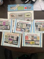 6 Vintage USA  Sealed Stamp Sets From 1960’s United States Commemoratives VGC