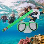 Snorkel Mask Set Scuba Diving Swimming Underwater Anti Goggles Fog Kids Children