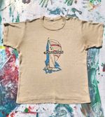 Vtg 70s Jamaica Sailboat T Shirt Harry Styles Era Single Stitch Souvenir T 19x23