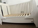 Tutti Bambini Katie Mini Sleigh Cot Bed with Under Bed Drawer and Mattress