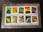 Australia Post  Stamps "Rock Posters" min sheet