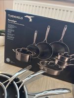 HENCKELS Paradigm Stainless Steel 11-Piece Non-Stick Cookware Set