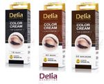 HENNA DELIA EYEBROW EYELASH TINT DYE COLOR BLACK BROWN DARK BROWN COLOUR 15ml