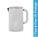 1.7L Electric Kettle 1000W LED Touch Control Caravan Motorhome 230V Grey