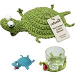 Crochet Lizard Coaster, Fun Little Lizard Coasters, Cute 3D DIY Handmade Funny