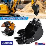 300mm Digging Bucket 25mm Pins for Mini Digger Excavator for Kubota for JCB UK